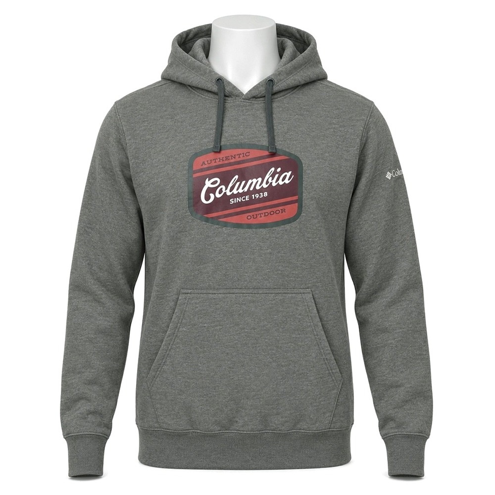 Columbia Trek Hoodie - NWT Mens Size 1X / XL  Charcoal Heather - #49915-M9